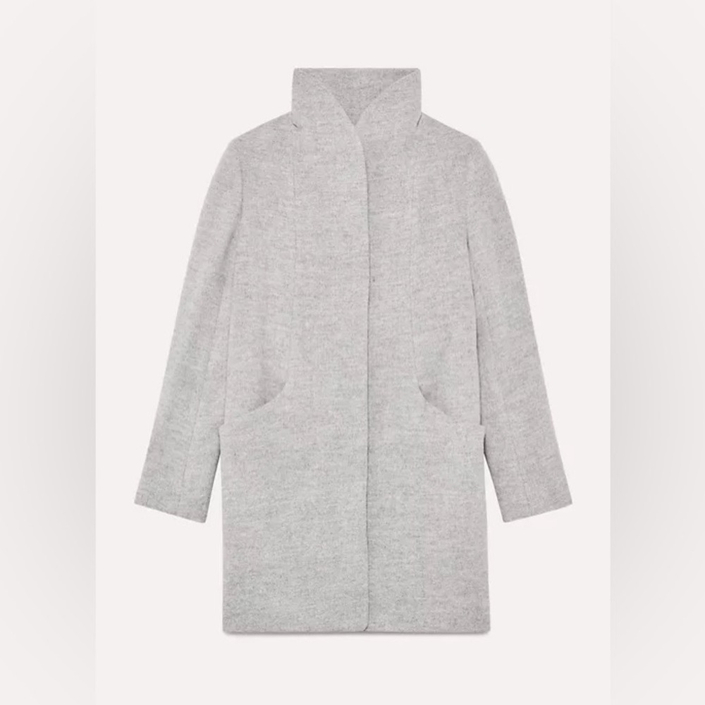 Aritzia Wilfred Gray Cocoon Coat
